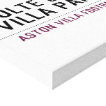 HOLTE END VILLA PARK  Canvas Prints