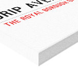 Drip Avenue  Canvas Prints