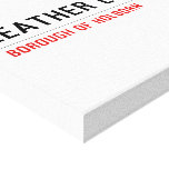 Leather Lane  Canvas Prints