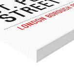 St. peter's Street  Canvas Prints