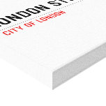 London street   Canvas Prints