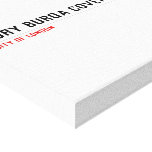 Tory Burqa Cover-up close  Canvas Prints