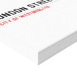 london streetsign  Canvas Prints