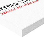 Oxford street   Canvas Prints