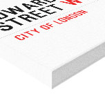 Edward Cullen Street  Canvas Prints