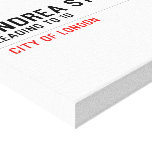 Andrea street   Canvas Prints