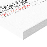 ANASTASIA BABY  Canvas Prints