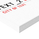 TEXT_2  Canvas Prints