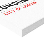 LONDON WEST   Canvas Prints