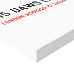 115 DAWS LANE  Canvas Prints