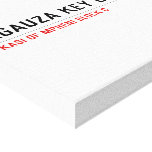 Kgauza Key Gee Street  Canvas Prints