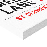 mEMORY LANE  Canvas Prints