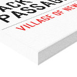 Back Passage  Canvas Prints