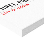 THREE POINT LANE  Canvas Prints
