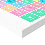 abc|de
 fghij
 klm|nop
 qrstu
 vwxyz  Canvas Prints