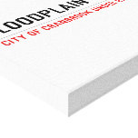 Floodplain lane  Canvas Prints