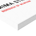 MIMA STREET  Canvas Prints
