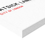 Catsick Lane  Canvas Prints