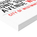 enquete  lons sud  avenue  Canvas Prints