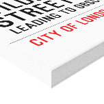 Wilderness  Street  Canvas Prints