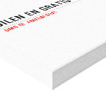 Ruilen en gratis afhalen  Canvas Prints