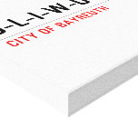 O-L-I-W-O-O-D  Canvas Prints