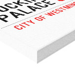 BUCKINGHAM PALACE  Canvas Prints