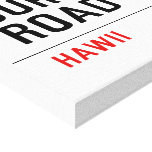 Surfing Road  Canvas Prints