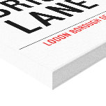 Brick lane  Canvas Prints