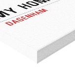 MY HOME  Canvas Prints