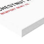  Chestnut Ave  Canvas Prints