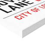 Love lane  Canvas Prints