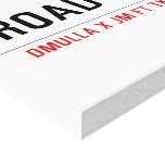 ROAD  Canvas Prints