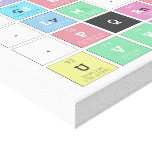 ABC|DEF
 .|GHIJK 
 .|LM.N|O 
 .PQRST
 UVWXYZ  Canvas Prints