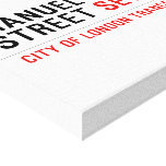Manuel le Saux Street  Canvas Prints