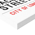 Bacon Street  Canvas Prints