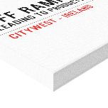 off Ramp ahead  Canvas Prints