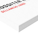 ROSSITER ROAD  Canvas Prints