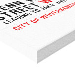 glenn walker street  Canvas Prints