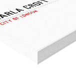 Karla Croft Street  Canvas Prints