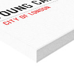 YOUNG CASH  Canvas Prints