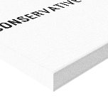 Conservative Way  Canvas Prints