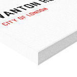 Wanton Road  Canvas Prints