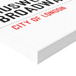 MUSWELL HILL BROADWAY  Canvas Prints