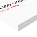in OUR STREETS  Canvas Prints