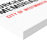 gurkha memorial  Canvas Prints