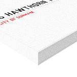 46 Hawthorn Terrace   Canvas Prints