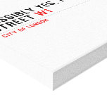 Possibly yes, probably not  Street  Canvas Prints