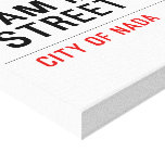 Sam Mhazo Street  Canvas Prints