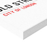 old street  Canvas Prints